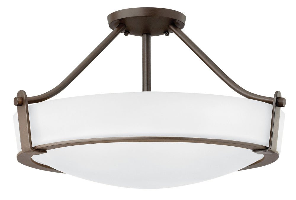 Hinkley 3221OB-WH Medium Semi-Flush Mount