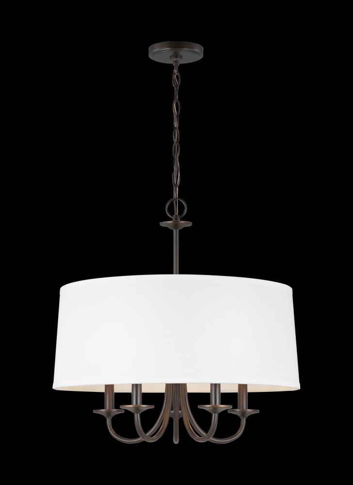 Generation Lighting 3320205-710 Five Light Shade Chandelier