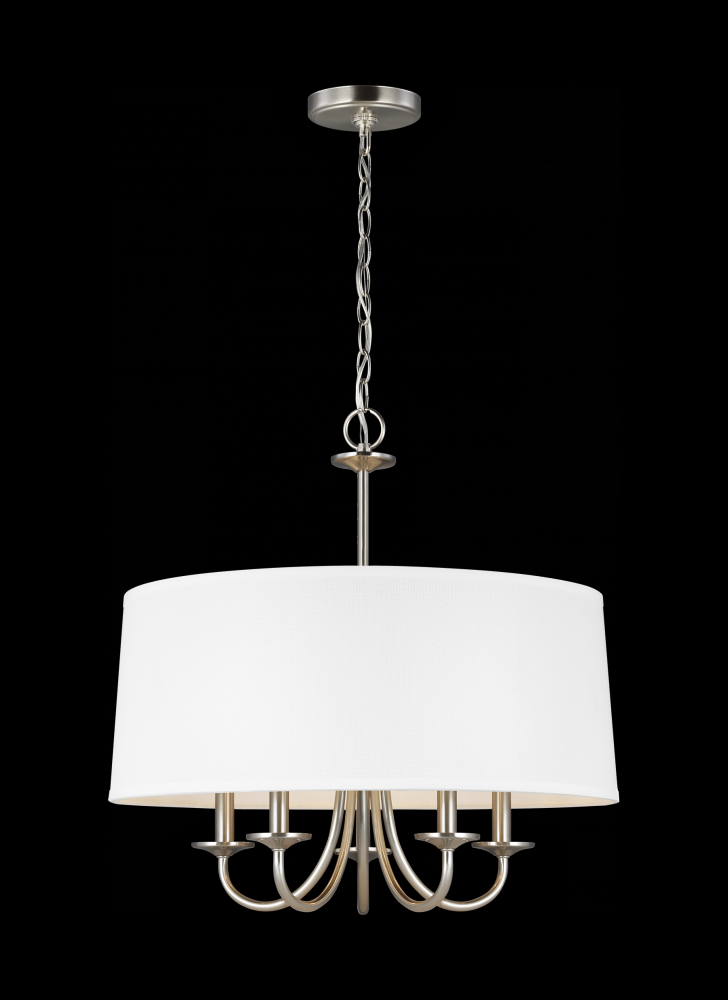 Generation Lighting 3320205-962 Five Light Shade Chandelier