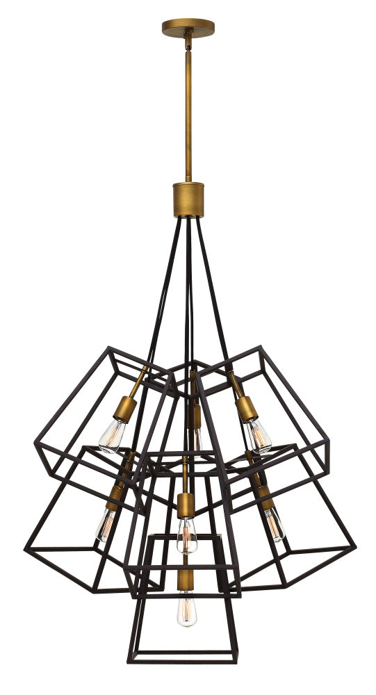 Hinkley 3357BZ Medium Seven Light Multi Tier