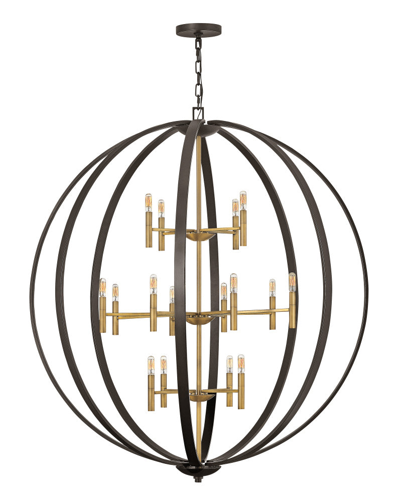 Hinkley 3465SB Extra Large Orb Chandelier