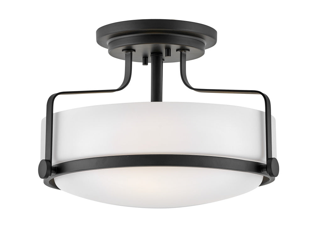 Hinkley 3641BK Medium Semi-Flush Mount