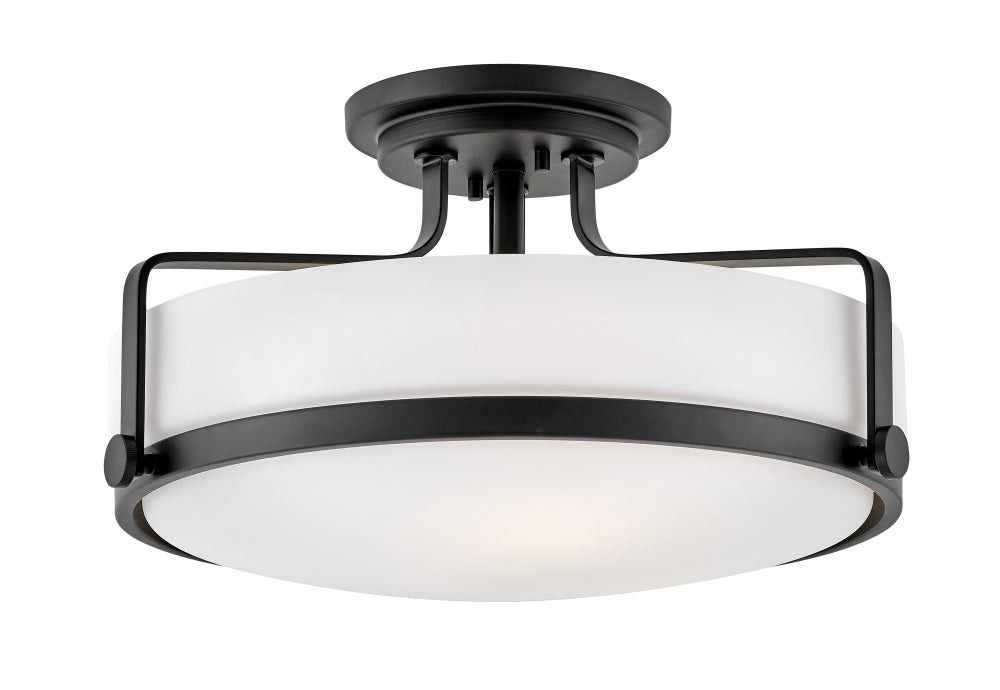 Hinkley 3643BK Medium Semi-Flush Mount