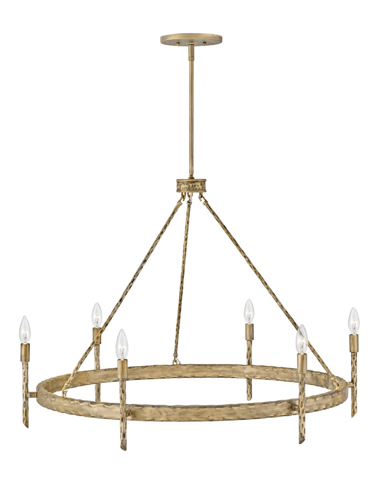 Hinkley 3678CPG Large Single Tier Chandelier