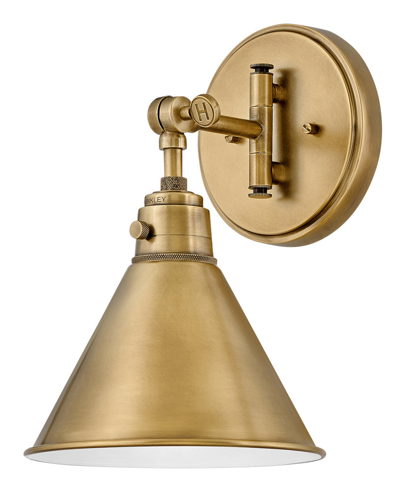 Hinkley 3691HB Medium Swing Arm Single Light Sconce