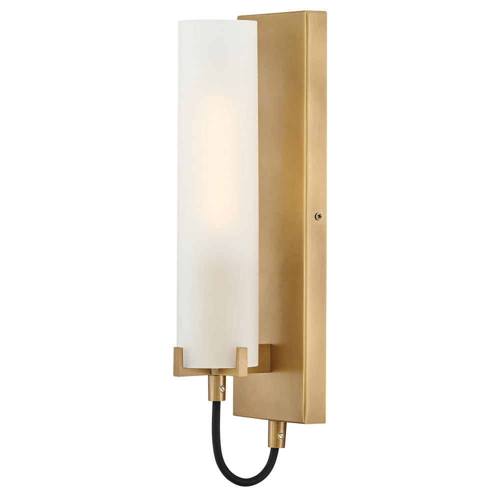 Hinkley 37850HB-WH Medium Single Light Sconce