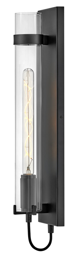 Hinkley 37852BK-LL Large Tall Single Light Sconce