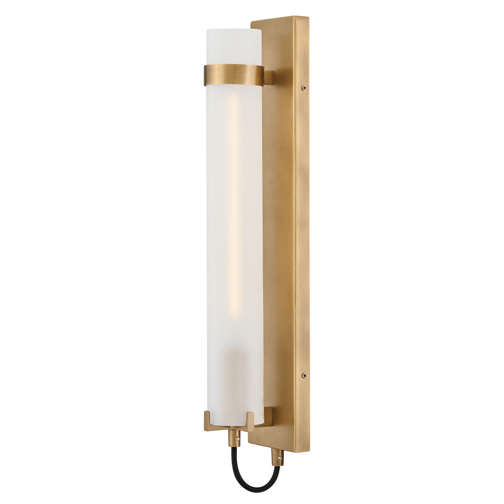 Hinkley 37852HB-WH Large Tall Single Light Sconce