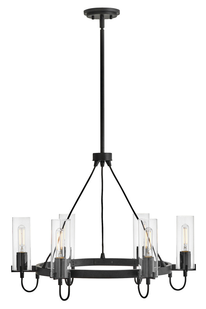 Hinkley 37855BK Medium Chandelier