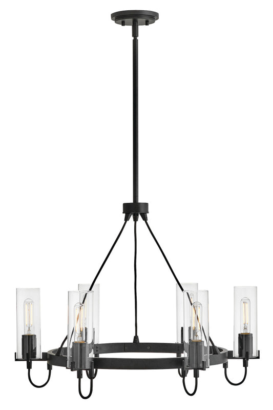 Hinkley 37855BK Medium Chandelier