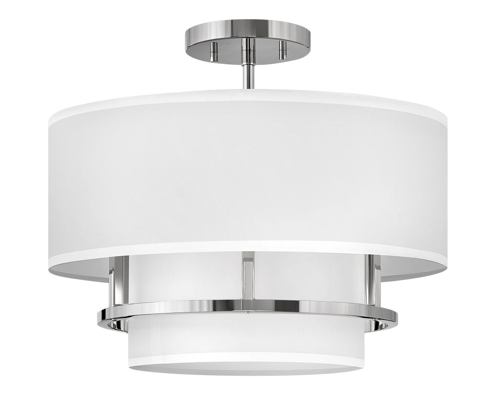 Hinkley 38893PN Medium Semi-flush Mount