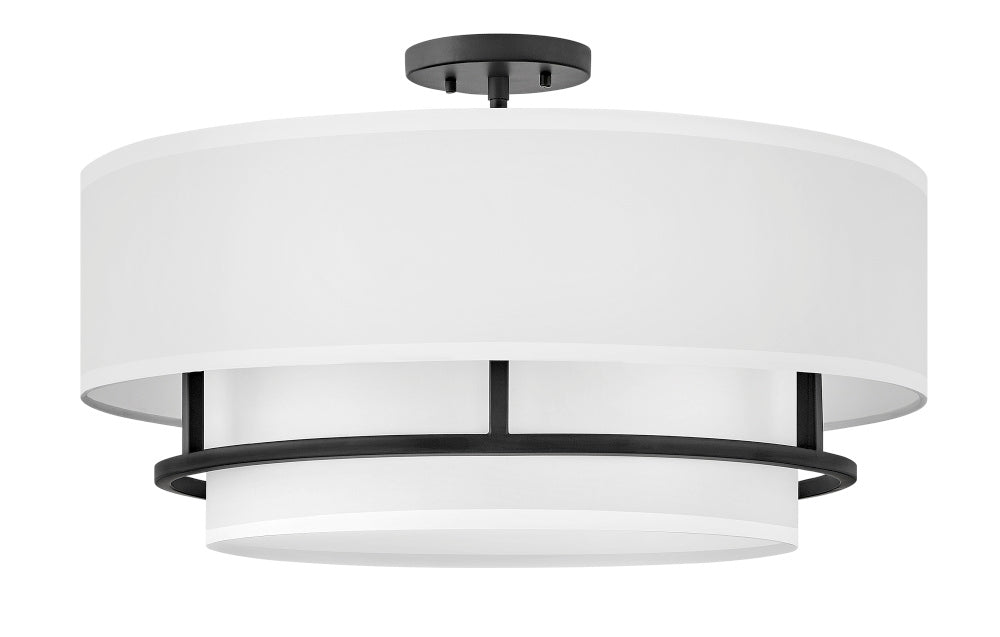 Hinkley 38894BK Medium Semi-Flush Mount