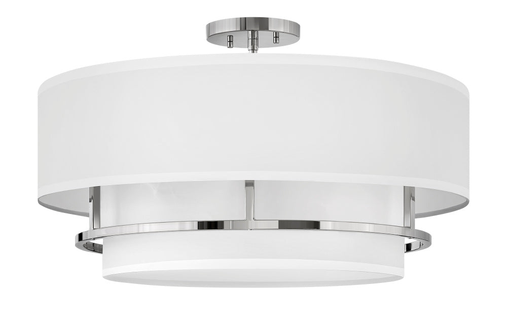 Hinkley 38894PN Medium Semi-Flush Mount
