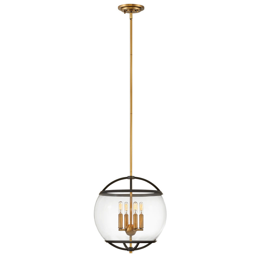 Hinkley 3934BK Medium Orb Pendant