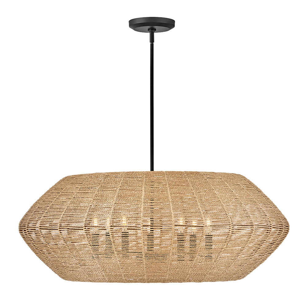 Hinkley 40385BLK-CML Large Convertible Drum Chandelier