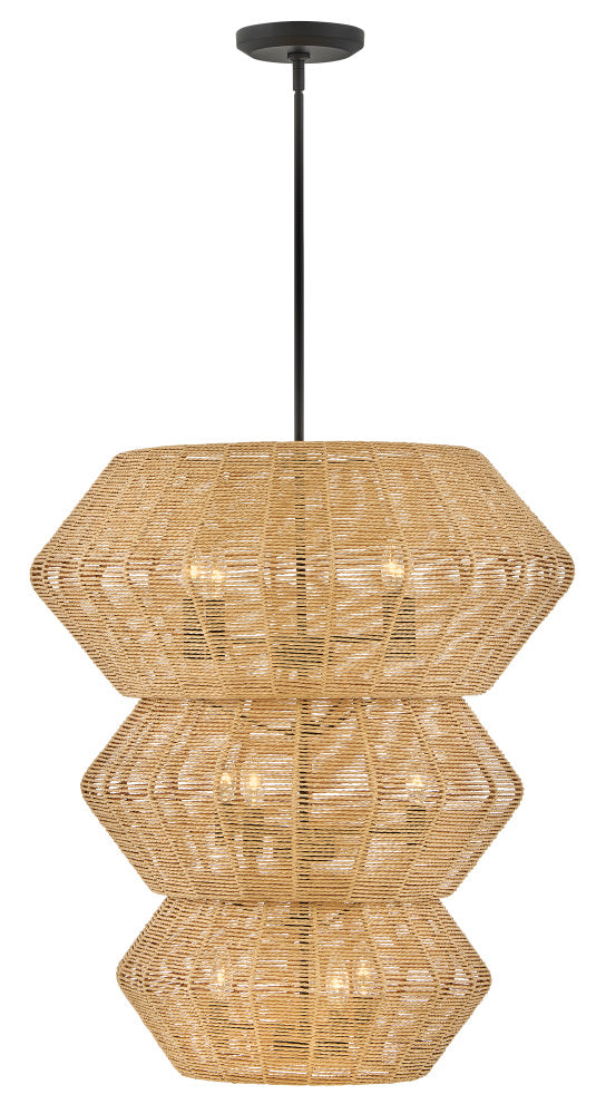 Hinkley 40388BLK-CML Double XL Multi Tier Chandelier