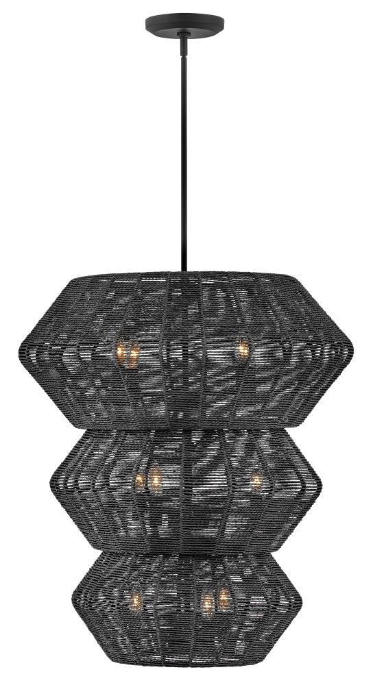 Hinkley 40388BLK Double XL Multi Tier Chandelier