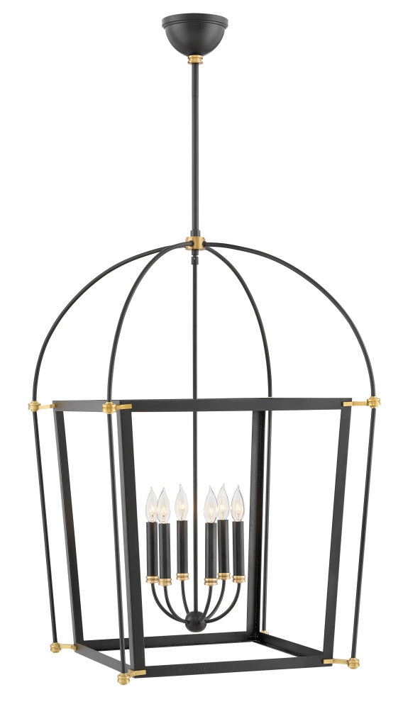 Hinkley 4056BK Medium Open Frame Chandelier