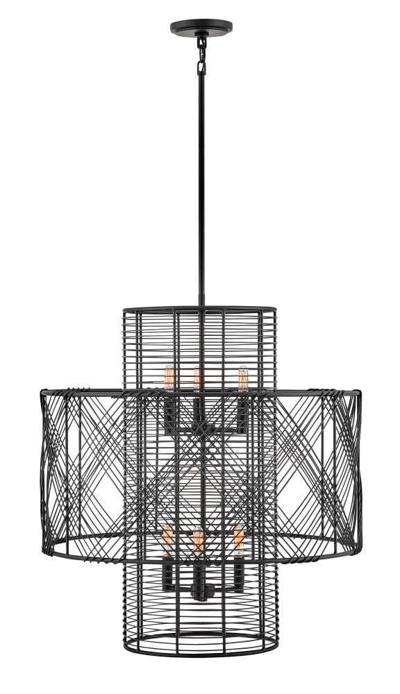 Hinkley 41065BLK Medium Multi Tier Chandelier