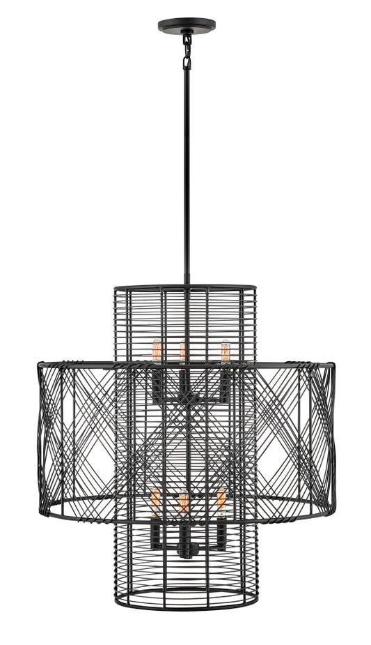 Hinkley 41065BLK Medium Multi Tier Chandelier