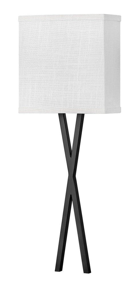 Hinkley 41102BK Large Single Light Sconce