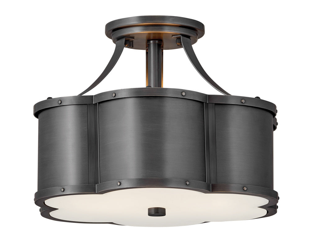 Hinkley 4443BLB Medium Semi-Flush Mount