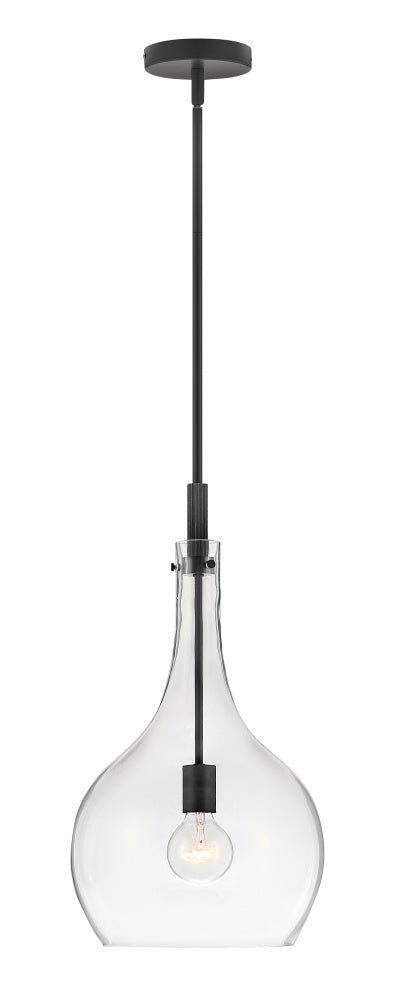 Hinkley 4457BK-CL Medium Pendant