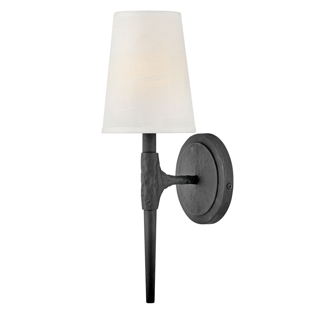 Hinkley 4460BK Medium Single Light Sconce