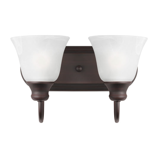 Generation Lighting 44940-710 Windgate Two Light Wall / Bath