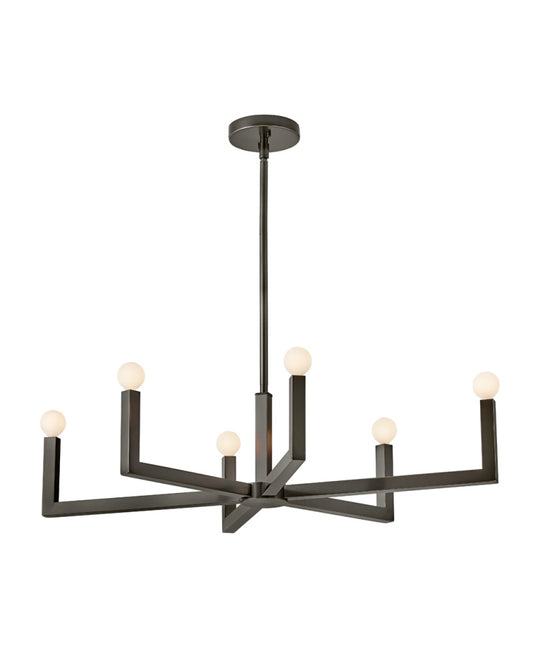 Hinkley 45048BX Small Six Light Linear