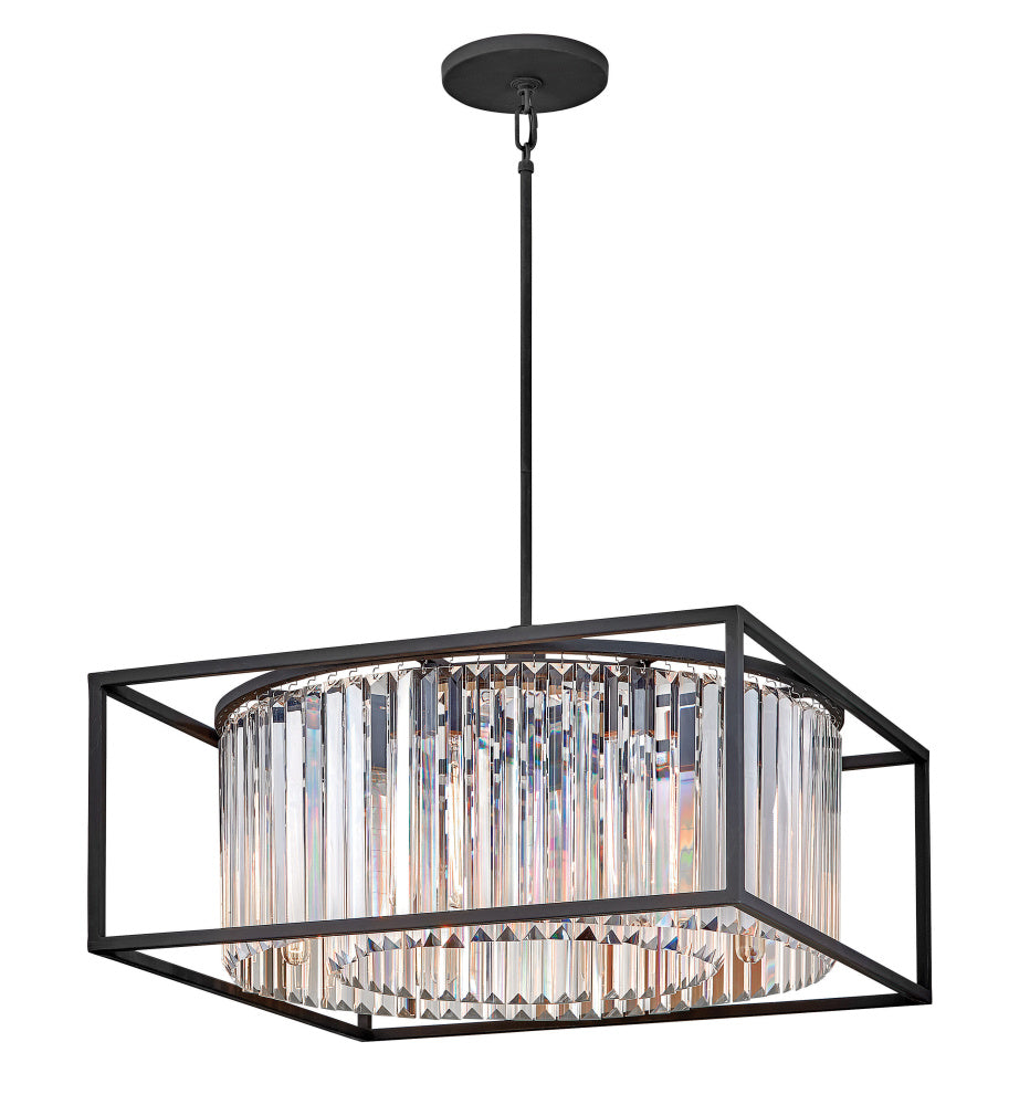 Hinkley 4555BK Medium Convertible Drum Chandelier