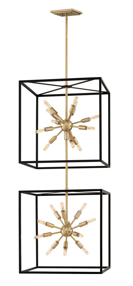 Hinkley 46316BLK Large Open Frame Pendant