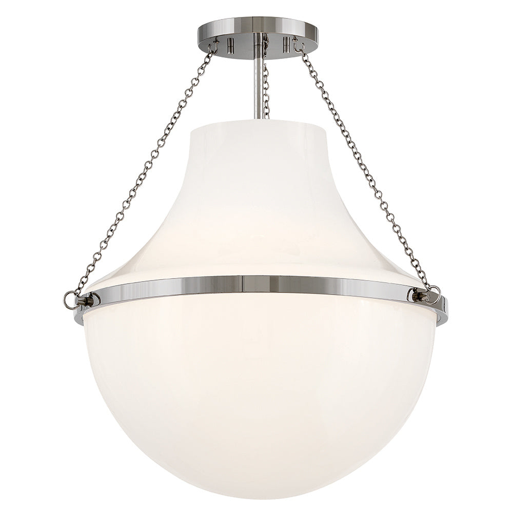 Hinkley 46893PN Medium Semi Flush Mount