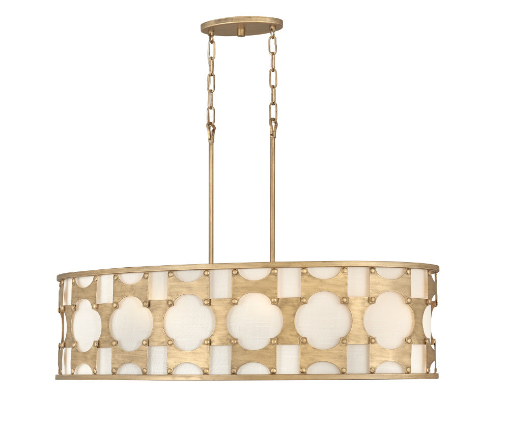 Hinkley 4738BNG Small Six Light Linear