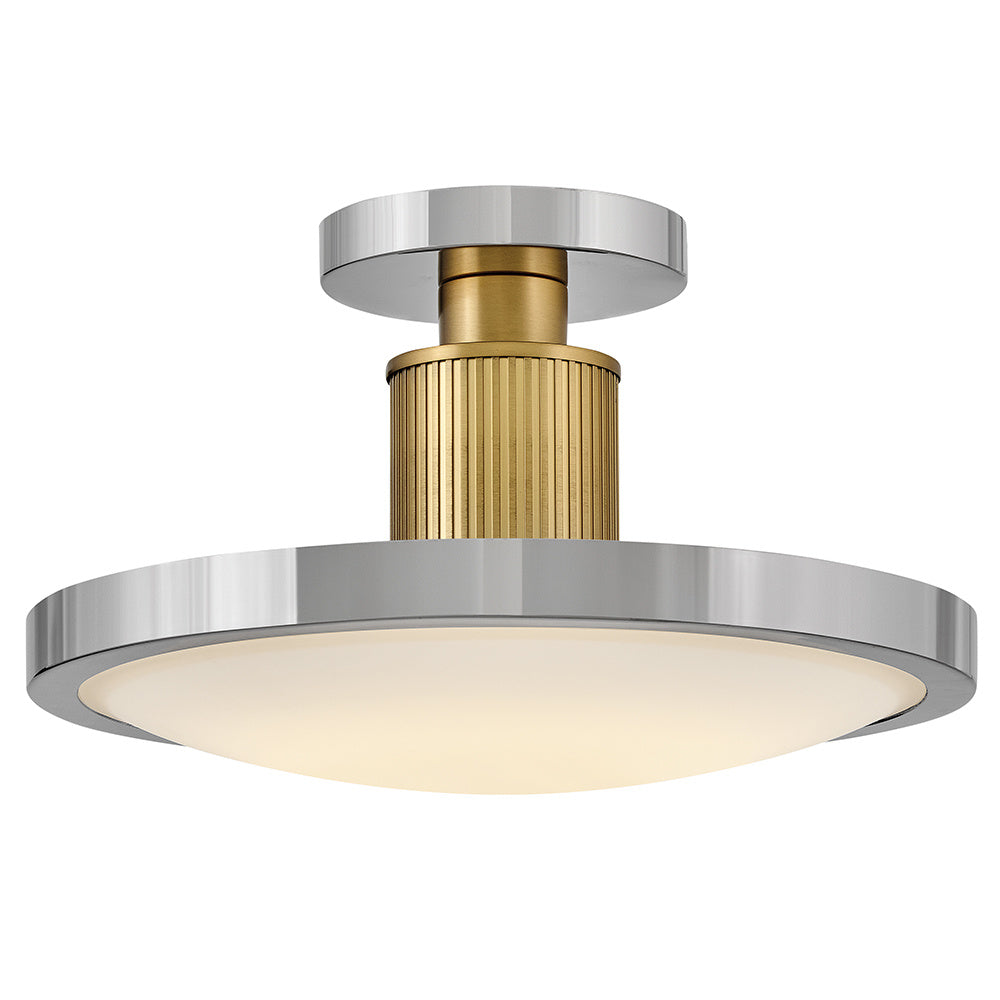 Hinkley 47593PN-LCB Medium Semi-Flush Mount