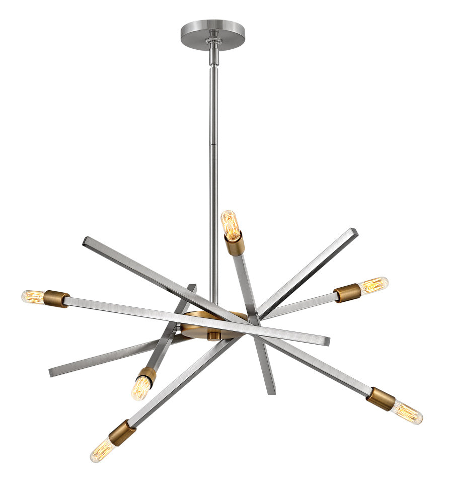 Hinkley 4765BN Medium Adjustable Single Tier Chandelier