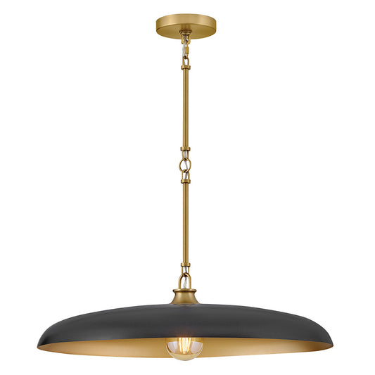 Hinkley 48165LCB-BK Large Dome Chandelier