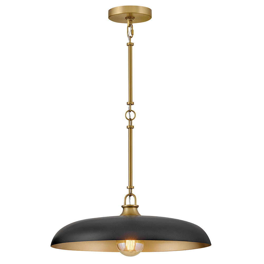Hinkley 48167LCB-BK Medium Dome Pendant