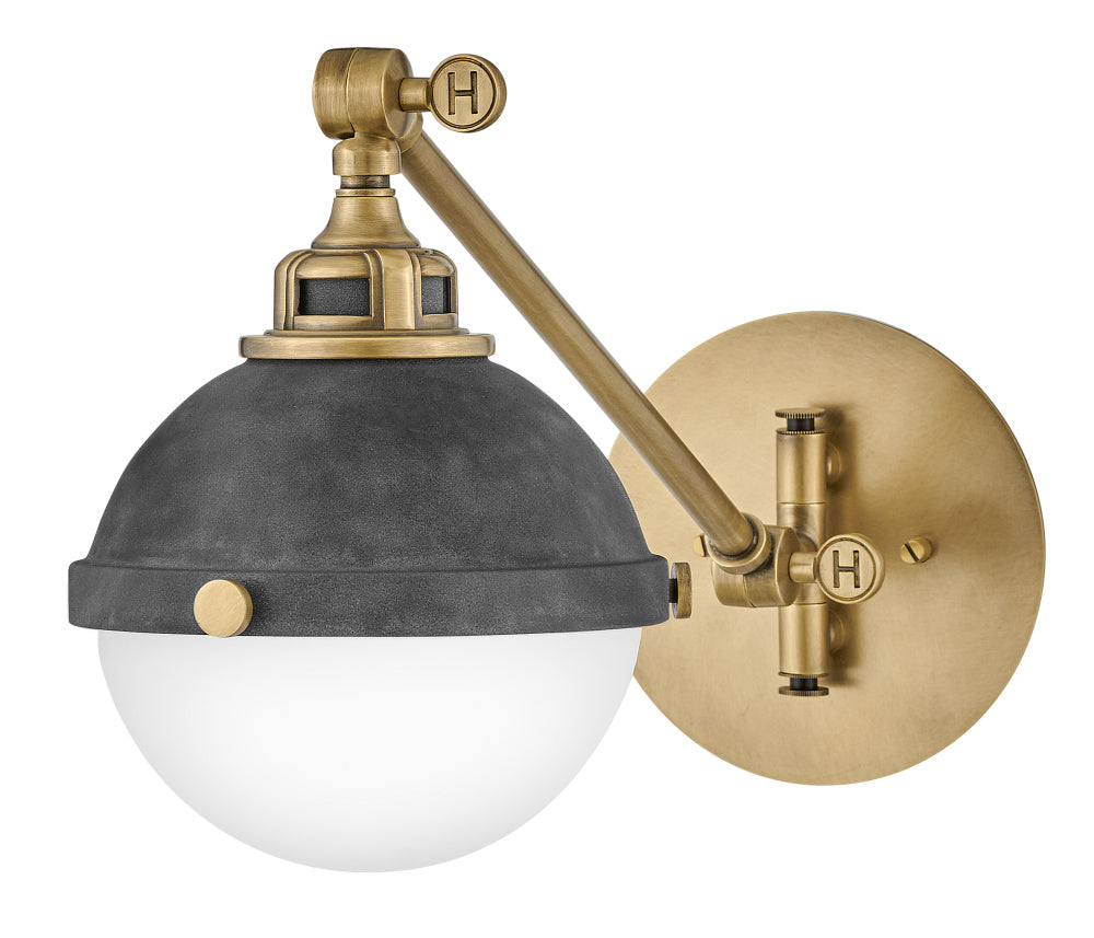 Hinkley 4830DZ Small Swing Arm Single Light Sconce
