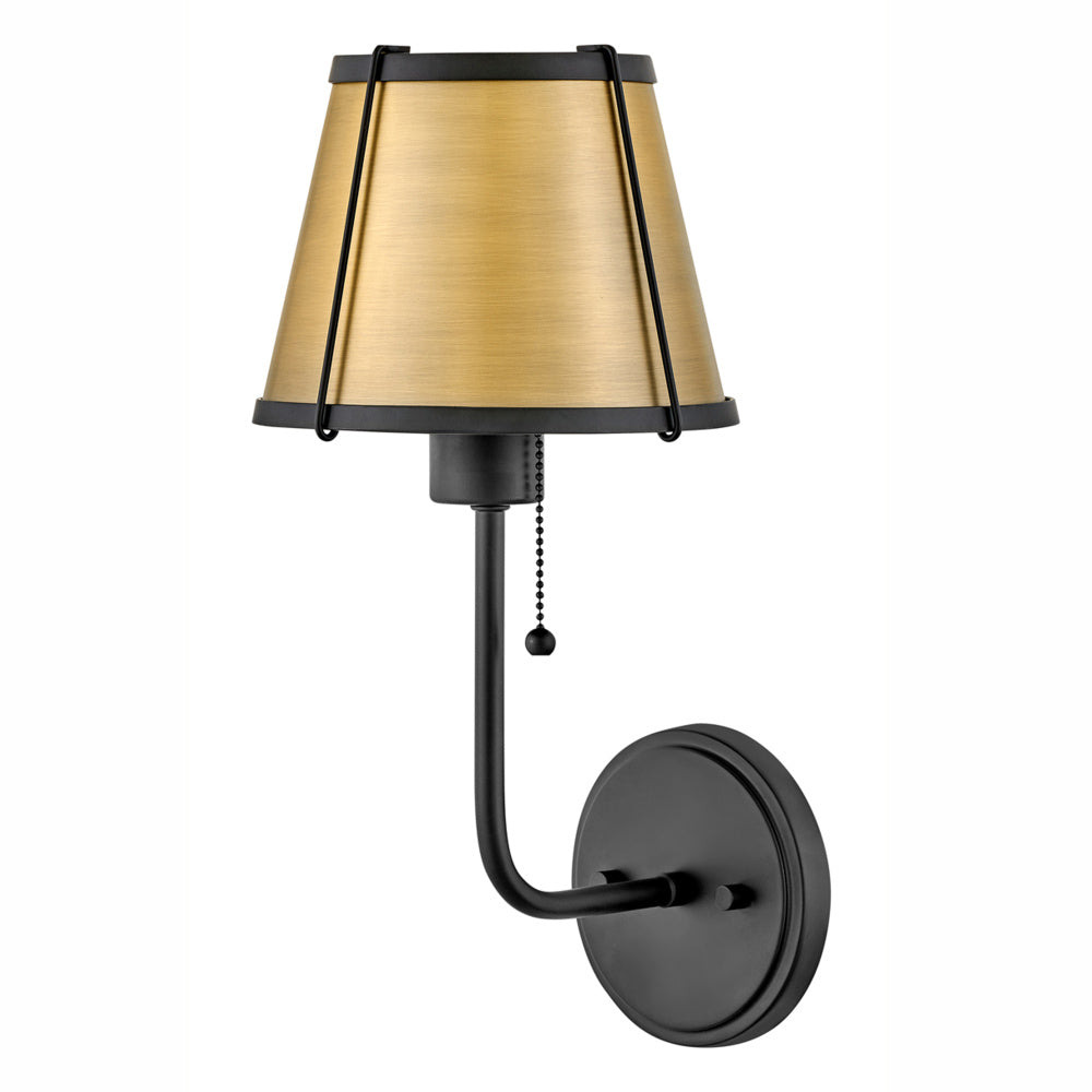 Hinkley 4890BK-LDB Medium Single Light Sconce