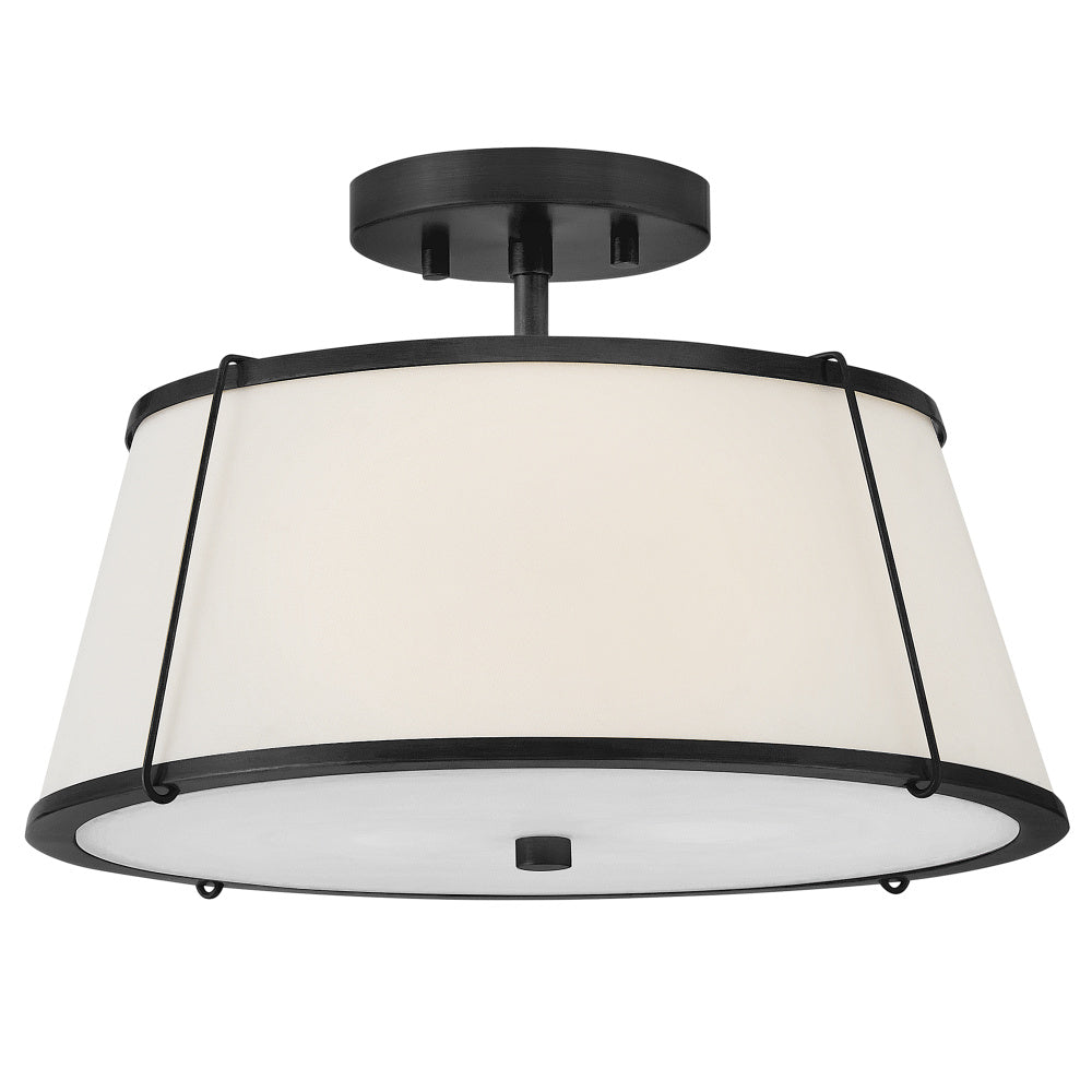 Hinkley 4893BK Medium Semi-Flush Mount