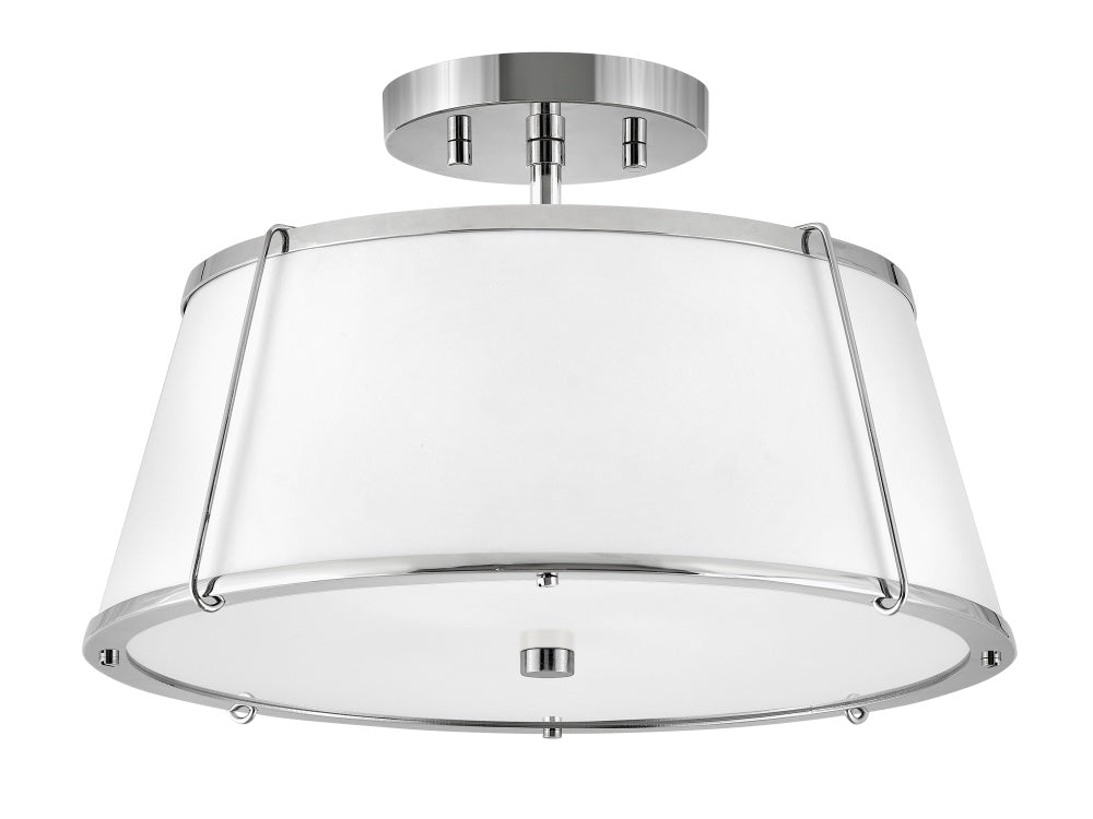 Hinkley 4893PN Medium Semi-Flush Mount