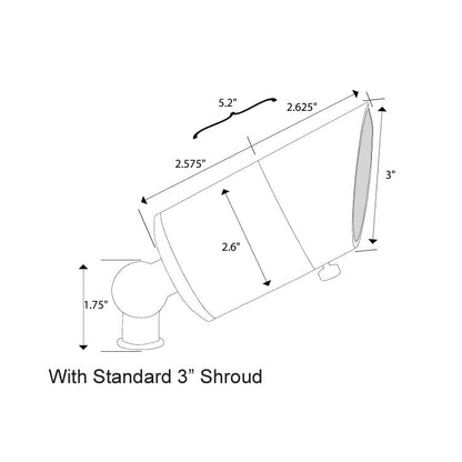 Dauer 489817 • MIRAGE 10W Uplight, 3000K & 40°