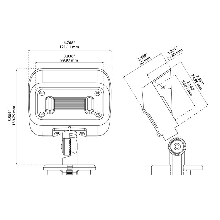Dauer 489944 • BILTMORE 12V Mini Flood 12W, 3000K