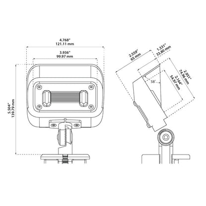 Dauer 489961 • BILTMORE 12V Brass Mini-Flood 4W & 3000K