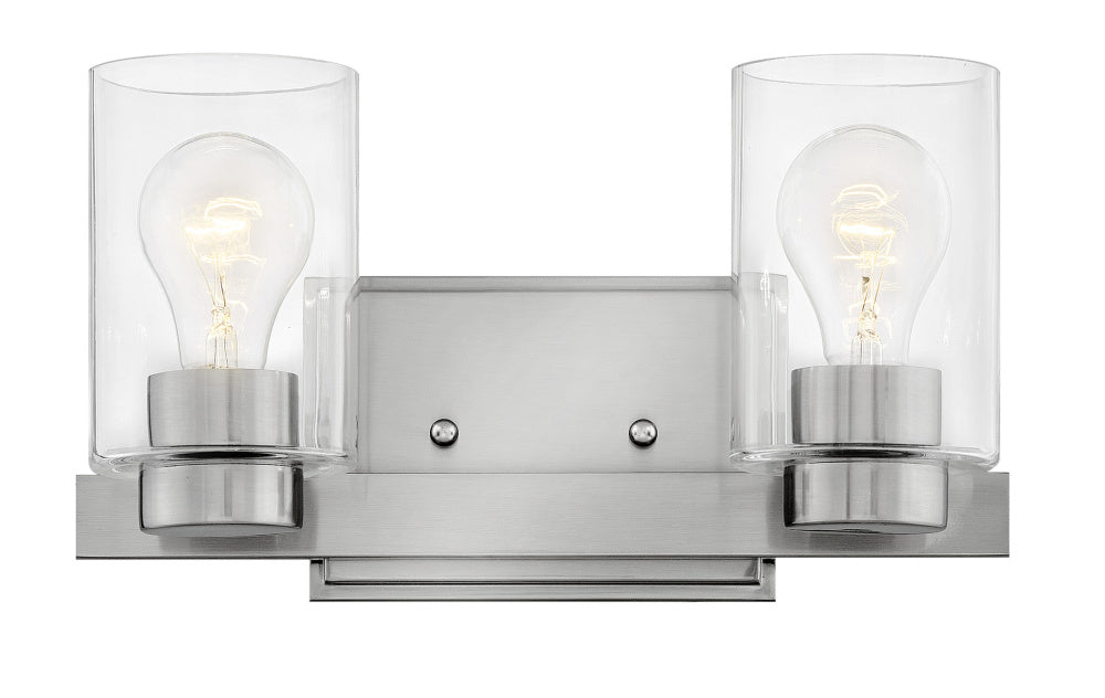 Hinkley 5052BN-CL Small Two Light Vanity