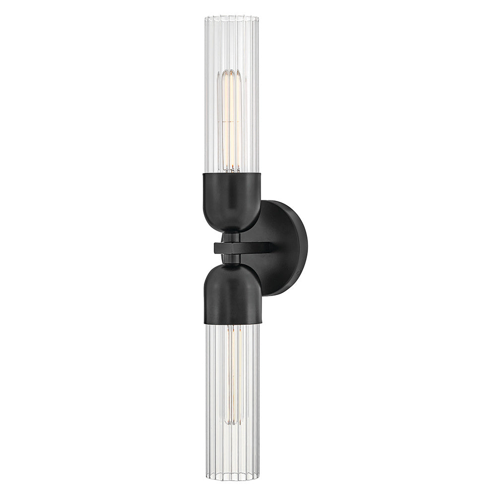 Hinkley 50912BK Large Two Light Sconce