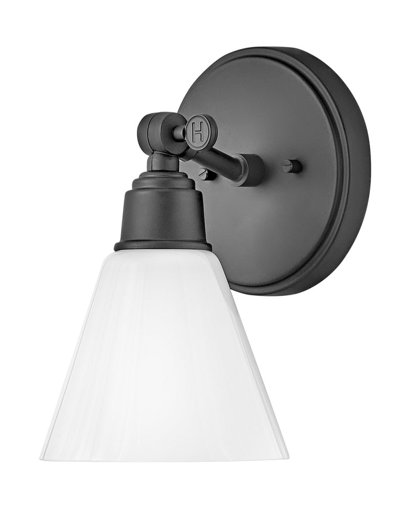 Hinkley 51180BK Medium Adjustable Single Light Vanity