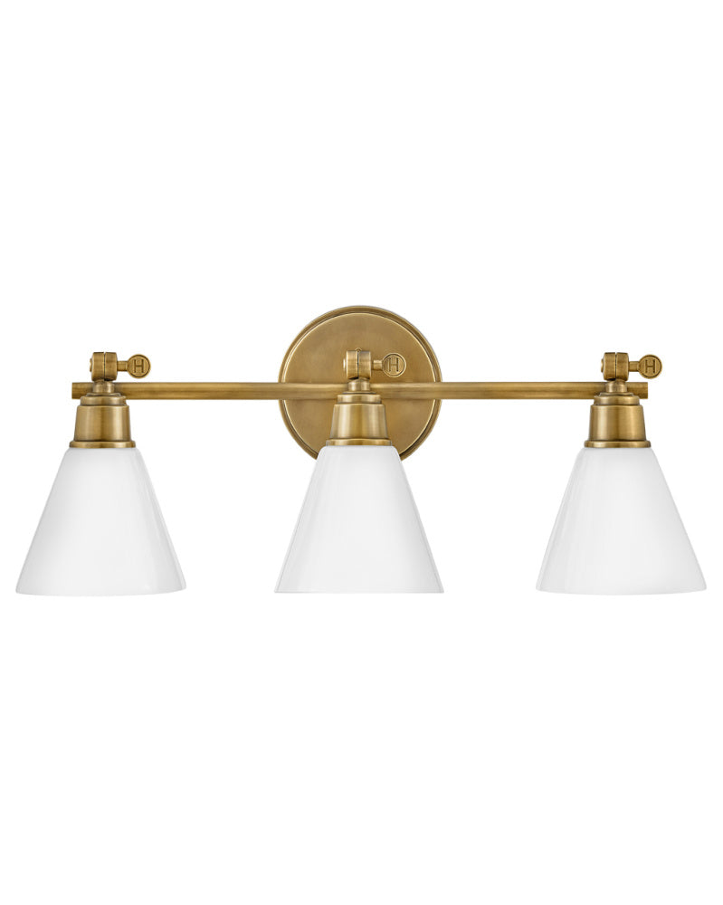 Hinkley 51183HB Medium Adjustable Three Light Vanity