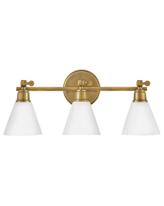 Hinkley 51183HB Medium Adjustable Three Light Vanity